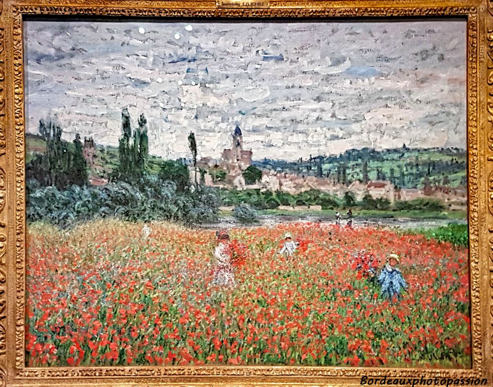 Champ de coquelicots près de Vetheuil (1880) Claude Monet